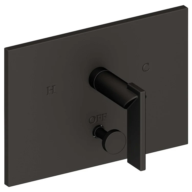 Metro Pressure Balance Tub/Shower Valve Trim Only with Lever Handle - Satin Brass PVD - Frankwebs