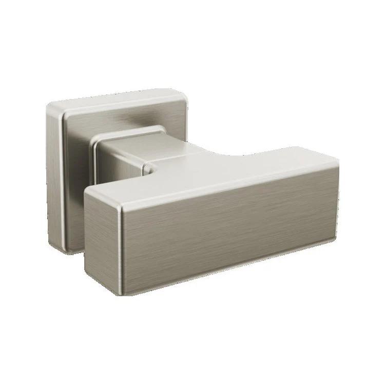 Knob Frank Lloyd Wright Knob for Drawer Brilliance Polished Nickel/Teak Wood Metal/Wood 1-3/8 Inch 1-1/4 Inch 1-1/4 Inch - Frankwebs