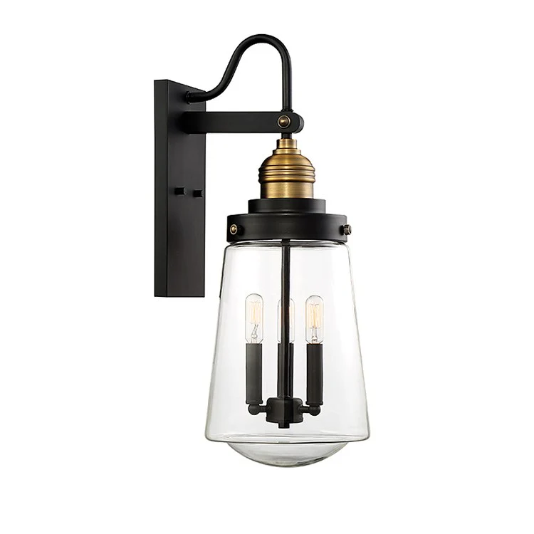 Macauley Three-Light Outdoor Wall Mount Sconce - Frankwebs
