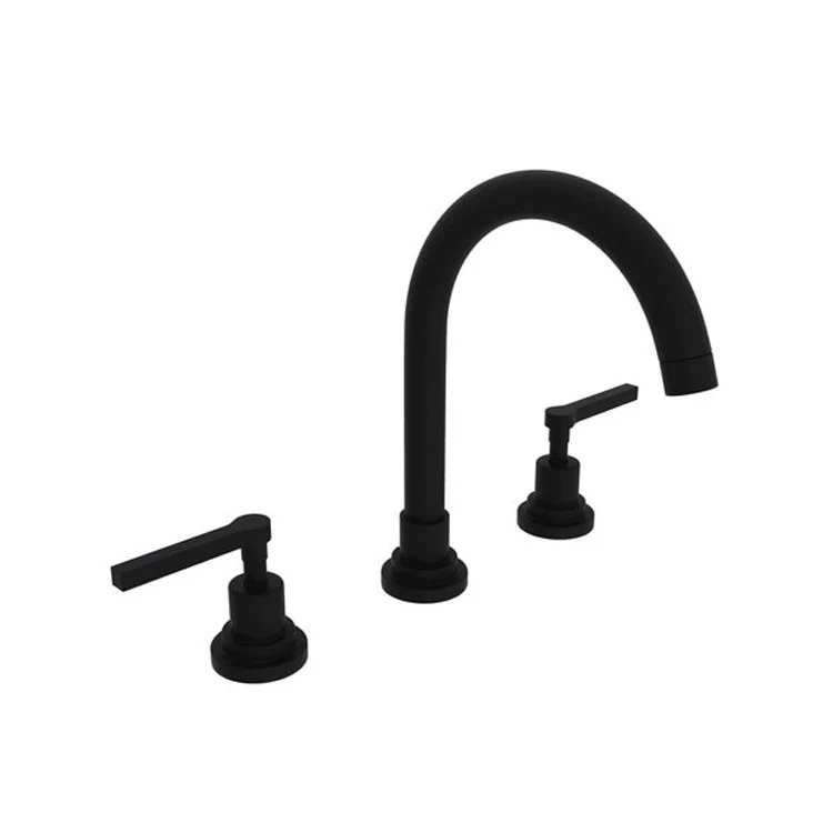 Lavatory Faucet Lombardia Widespread 2 Metal Lever Polished Nickel 1.2 Gallons per Minute - Frankwebs