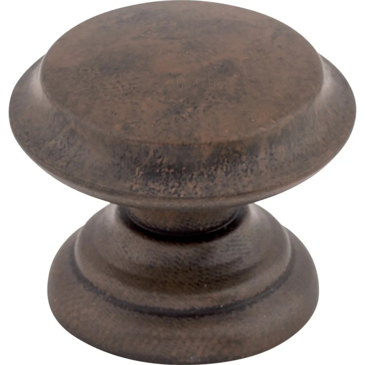 Knob Dakota Flat Top Round Honey Bronze Zinc Alloy 1-3/8 x 1-3/8 x 1-1/8 Inch 1-1/8 Inch - Frankwebs