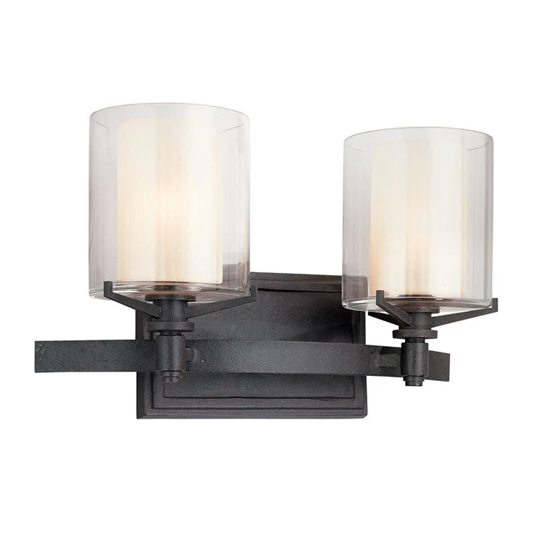 Arcadia Two-Light Bathroom Vanity Fixture - Frankwebs