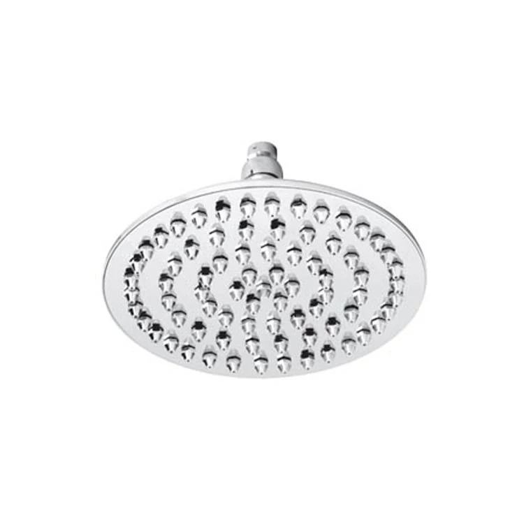 Showerhead Newport Bath 1 Function Ceiling Mount Matte White 9-1/8 Inch 1.8 Gallons per Minute 74 Spray Jets - Frankwebs