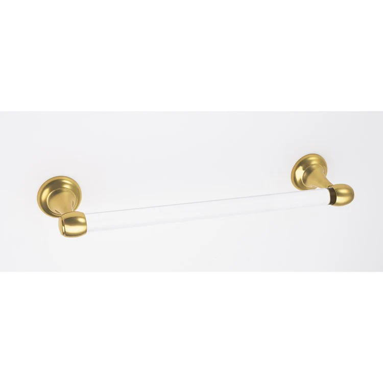 Towel Bar Royale Acrylic Bath 12 Inch Polished Chrome Brass 3-1/8 Inch - Frankwebs