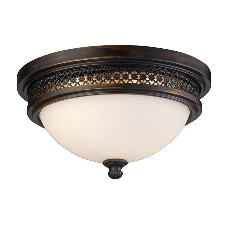 Flush Mounts Two-Light Flush Mount Ceiling Fixture - Frankwebs
