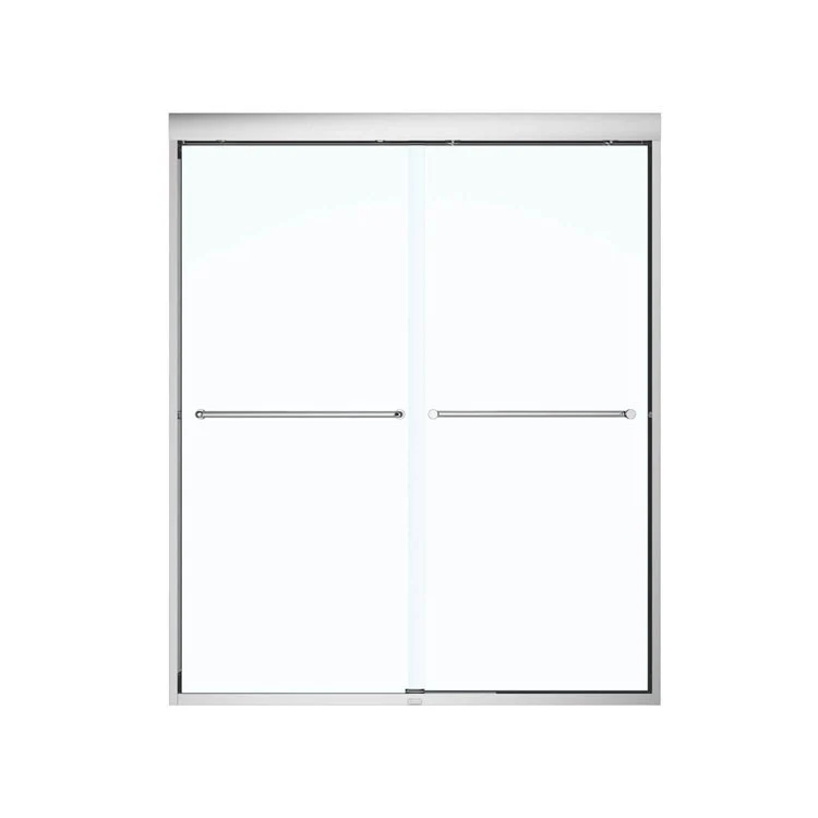 Shower Door Kameleon Sliding 59L x 71H Inch Chrome Clear 1/4 Inch 55 to 59x71 Inch - Frankwebs