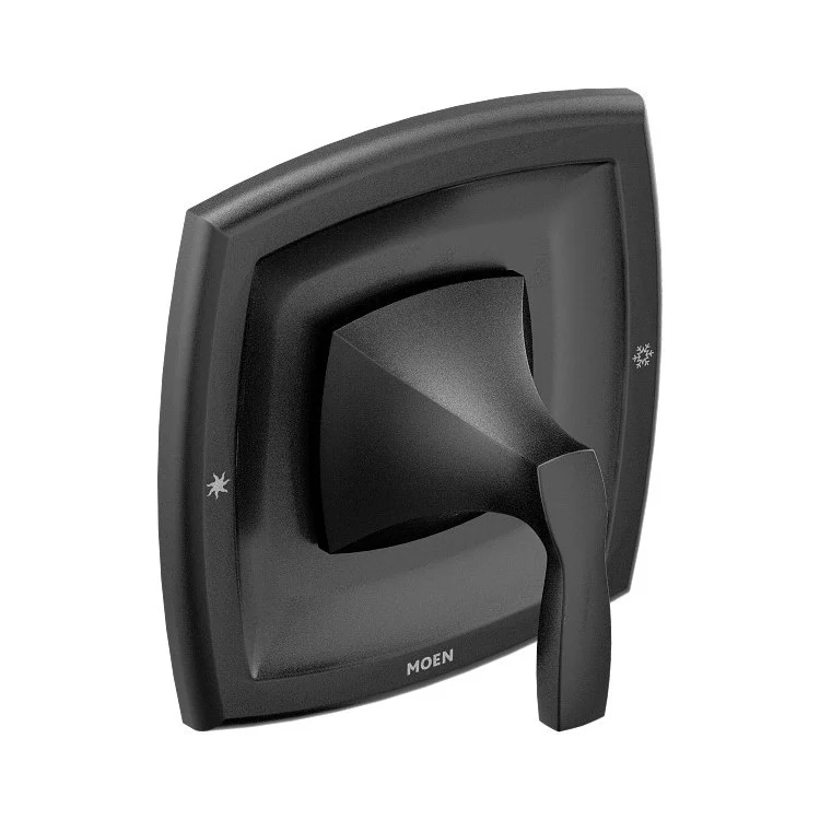 Pressure Balance Valve Trim Voss Posi-Temp 1 Lever Matte Black ADA - Frankwebs