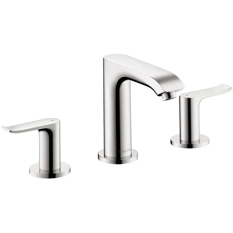 Lavatory Faucet Metris Widespread 8 Inch Spread 2 Lever ADA Chrome 0.5 Gallons per Minute - Frankwebs