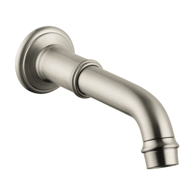 Tub Spout Montreux Non-Diverter Brushed Black Chrome 6-3/4 Inch Brass - Frankwebs