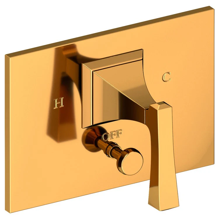 Joffrey Pressure Balance Tub/Shower Valve Trim Only with Lever Handle - Flat Black - Frankwebs