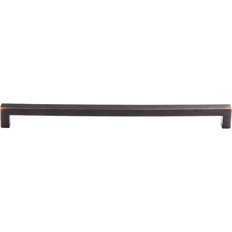 Pull Nouveau Square Bar for Decorative Hardware Honey Bronze Zinc Alloy 12 Inch - Frankwebs