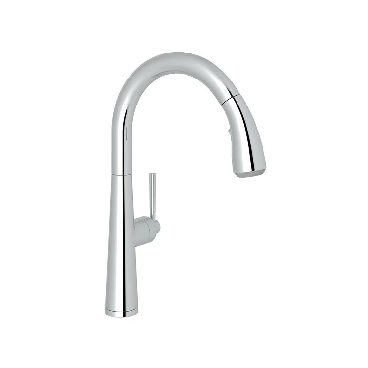 Kitchen Faucet Lux Pull Down 1 Metal Lever Polished Nickel 8-7/8 Inch 1.8 Gallons per Minute - Frankwebs