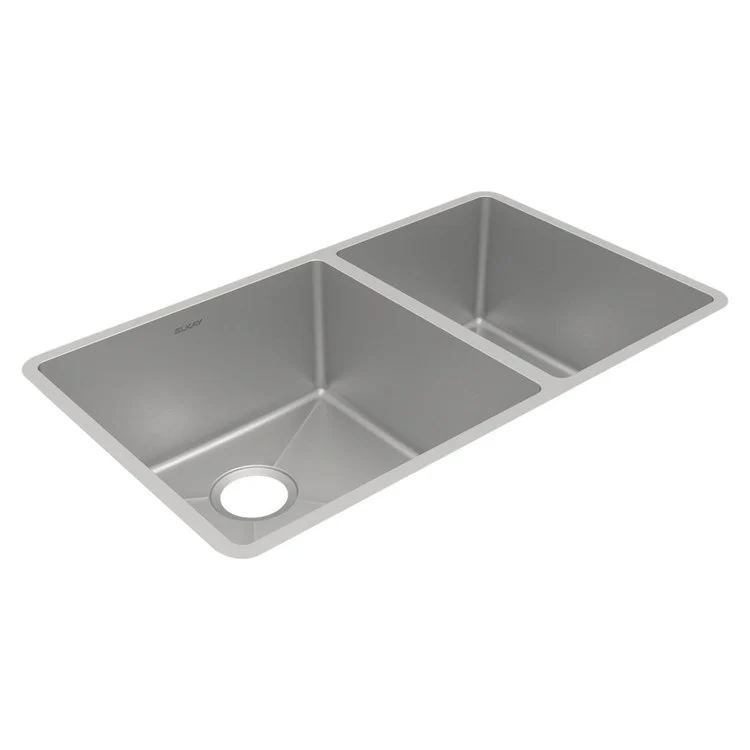 Kitchen Sink Crosstown 31.5 x 18.5 Inch Double Bowl 60/40 Polished Satin Undermount - Frankwebs
