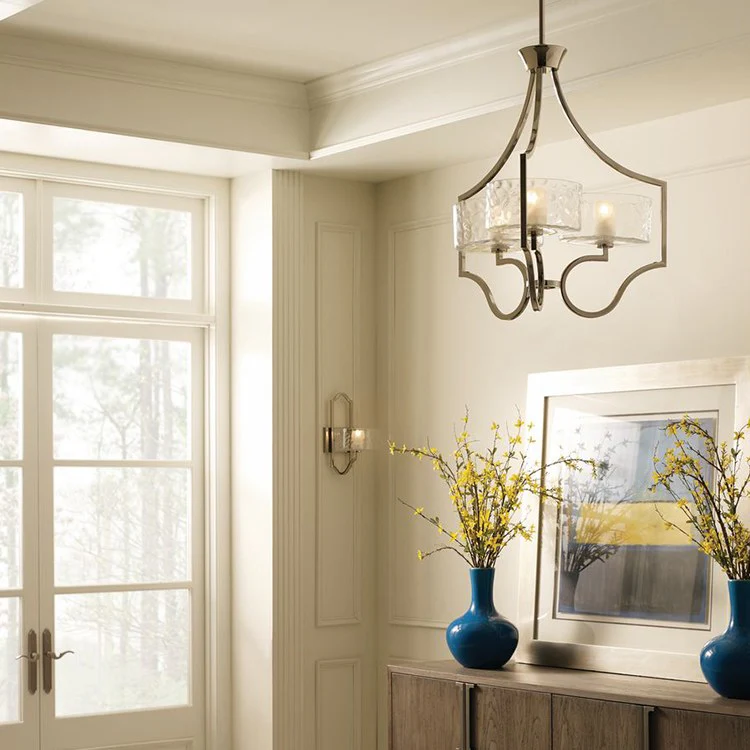 Caress Three-Light Chandelier with Bulbs - Frankwebs