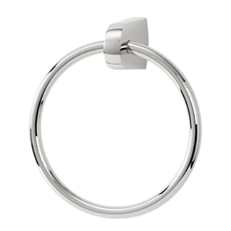 Towel Ring Euro Bath 7 Inch Polished Brass 3-1/8 Inch - Frankwebs