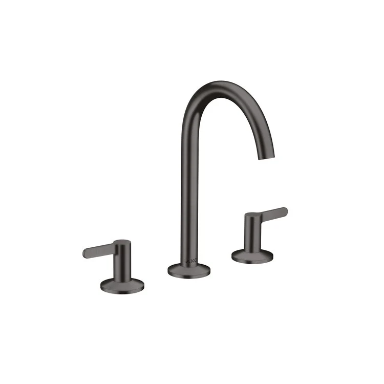 Lavatory Faucet One 170 Widespread 8 Inch Spread 2 Lever ADA WaterSense Matte Black 1.2 Gallons per Minute Less Drain 3 Hole AirPower/Comfort Zone/EcoRight - Frankwebs