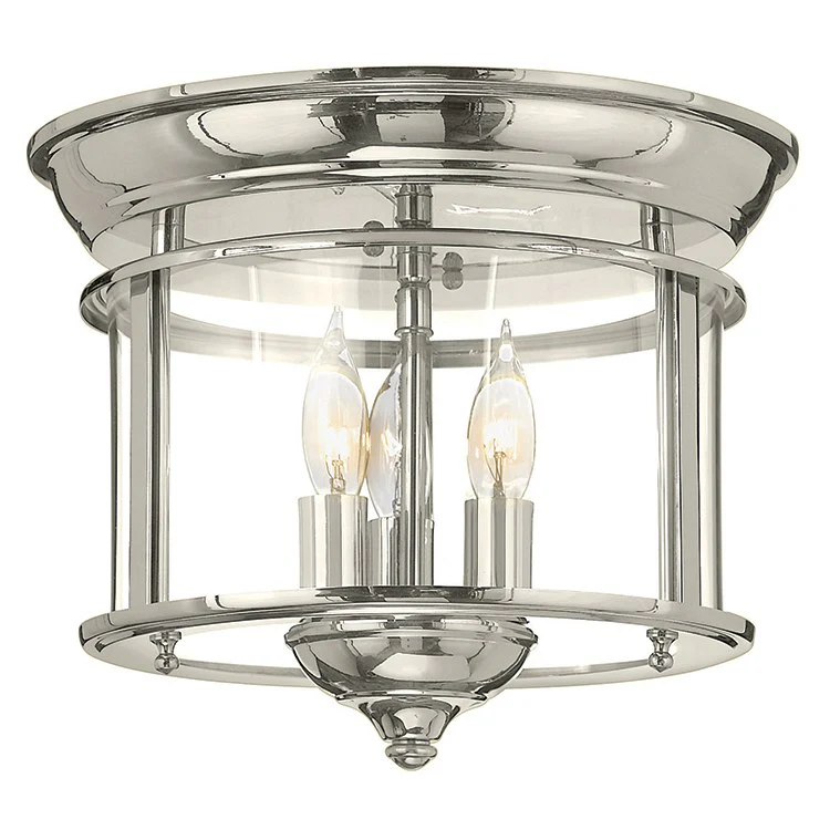 Gentry Three-Light Flush Mount Ceiling Light - Frankwebs