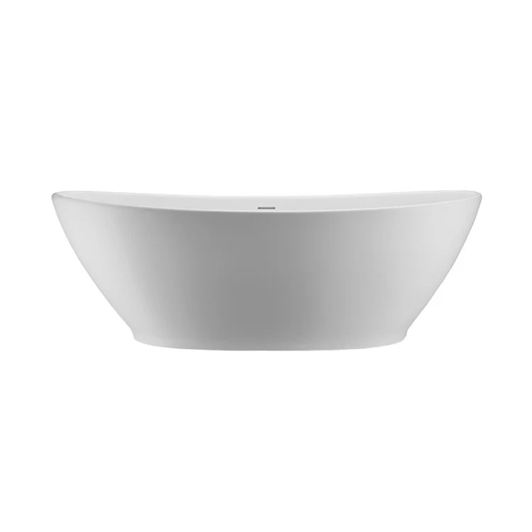 Air Tub Elise 4 72 x 37 Inch Freestanding Air Bath Center White Gloss Oval Sculpturestone 102 Gallons 24-1/2 Inch - Frankwebs