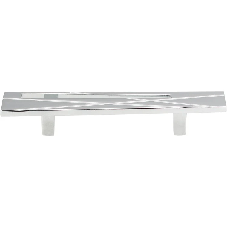 Drawer Pull Atlas Modernist Left Brushed Nickel Zinc Alloy 3 Inch 5 x 1 Inch - Frankwebs