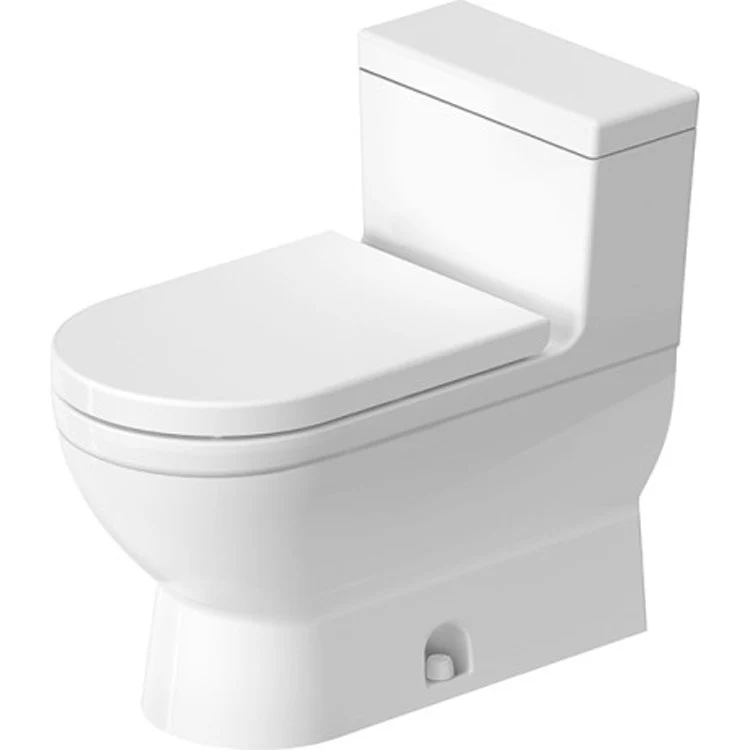 Toilet Starck 3 1 Pieces HygieneGlaze White Elongated 27-1/8 Inch - Frankwebs