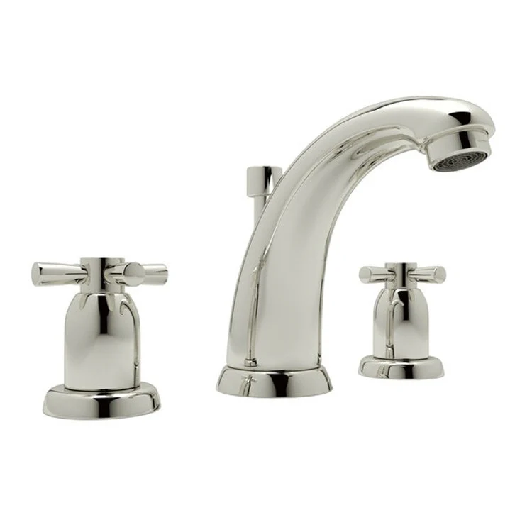Lavatory Faucet Holborn 2 Cross English Gold 1.2 Gallons per Minute Fixed High Neck Spout - Frankwebs