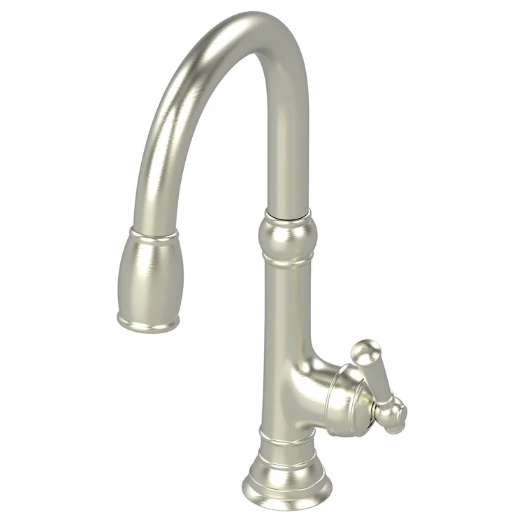 Kitchen Faucet Jacobean 1 Lever ADA Midnight Chrome Pull Down Spout Height 9-4/5 Inch 1.8 Gallons per Minute - Frankwebs