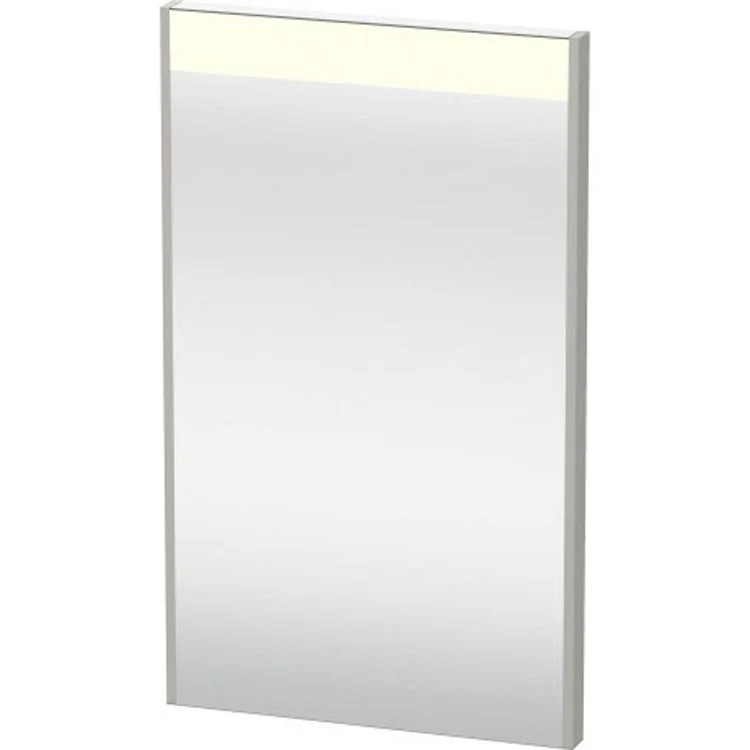 Mirror Brioso 27-1/2 x 16-1/2 Inch White Matte with Lighting Rectangle Bottom Right Sensor Switch - Frankwebs