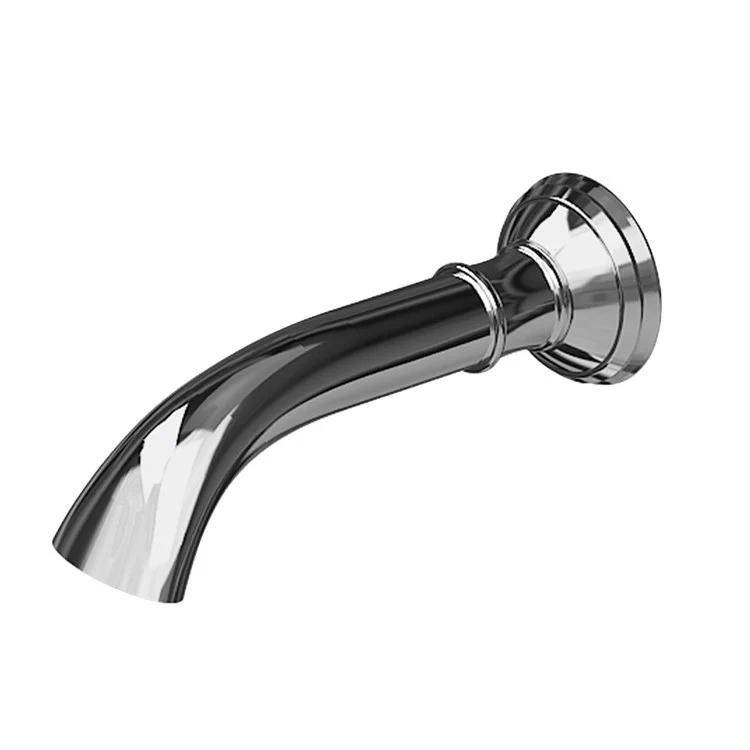 Tub Spout Aylesbury Less Diverter Polished Brass Uncoated Living 7-5/6 Inch Brass - Frankwebs