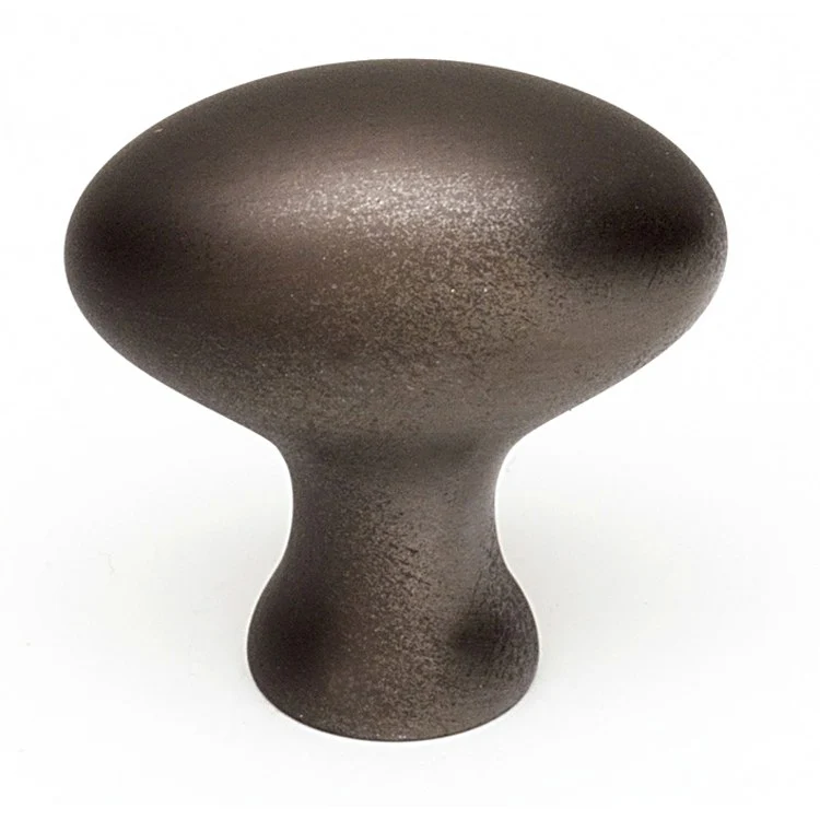 Knob II Collection Egg Antique English Brass 1-1/4 Inch 1-1/4 Inch 1/2 Inch - Frankwebs