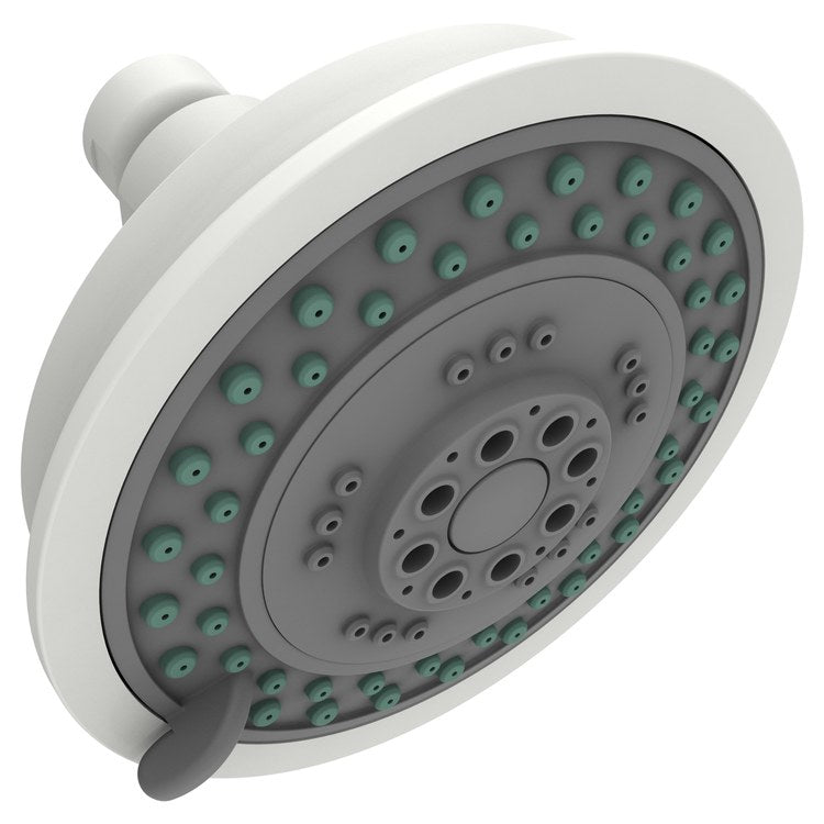 Showerhead Newport Bath 3 Function Antique Brass 4-2/7 Inch 1.8 Gallons per Minute Spray/Rain/Massage - Frankwebs