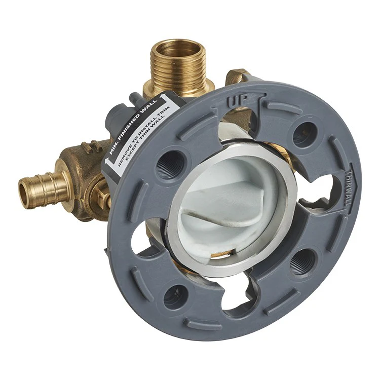 Flash Shower Rough-In Valve with PEX Inlets/Universal Outlets/Stops for Crimp Ring System - Frankwebs