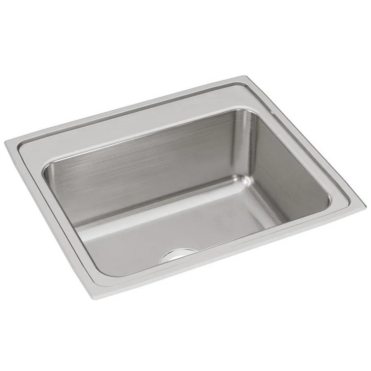 Laundry Sink Lustertone Classic 25 x 22 Inch Single Bowl Lustrous Satin Drop-In - Frankwebs