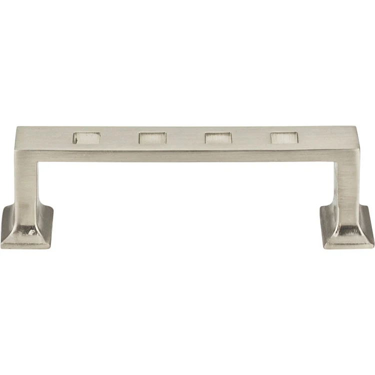 Drawer Pull Atlas Modern Craftsman Brushed Nickel Zinc Alloy 3 Inch 3-1/4 x 3/4 Inch - Frankwebs