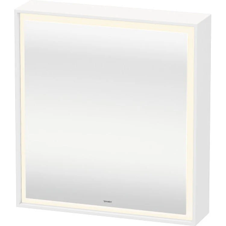 Medicine Cabinet L-Cube 25-5/8 x 27-1/2 Inch 1 Doors Single Mirror White Flat Rectangular Framed Wood/Glass Left - Frankwebs