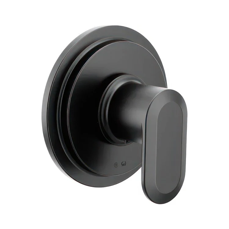Transfer Valve Trim Greenfield M-Core 1 Lever Matte Black ADA - Frankwebs