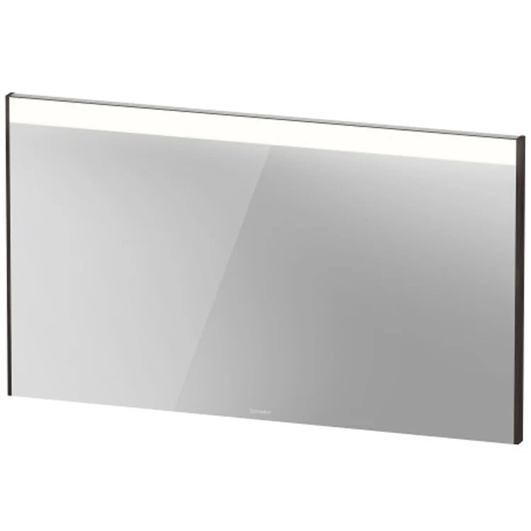 Mirror Brioso 27-1/2 x 48 Inch Taupe Matte with Lighting Rectangle 1-3/4 Inch - Frankwebs
