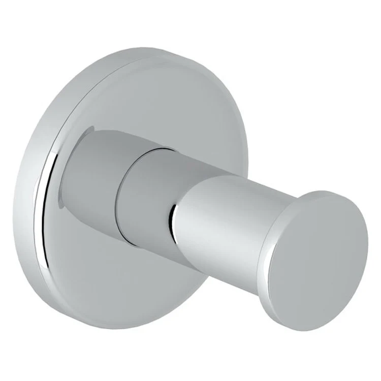 Robe Hook Lombardia Single Polished Chrome 2 Inch 1-31/32 Inch Wall Mount - Frankwebs