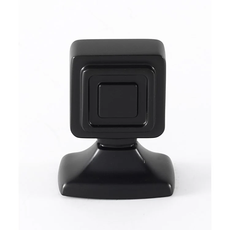 Knob Cube Square Satin Nickel Brass 7/8 Inch 1-3/8 Inch 1-1/16 Inch - Frankwebs