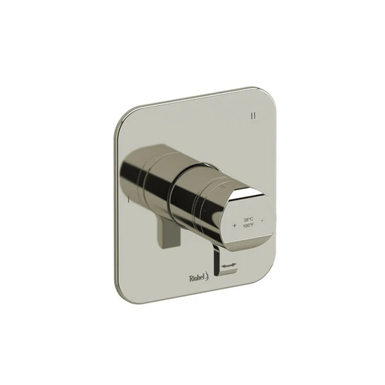 Thermostatic and Pressure Balance Valve Trim Salome 1/2 Inch Square 3-Way 5 Function 1 Lever Polished Nickel 6.0 Gallons per Minute - Frankwebs