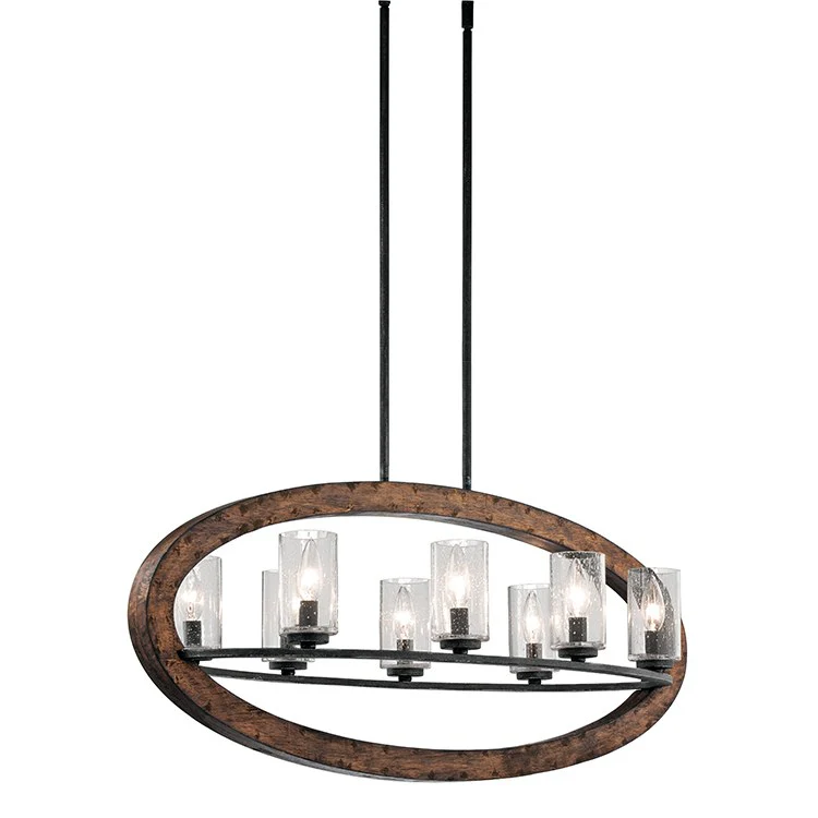 Grand Bank Eight-Light Linear Chandelier - Frankwebs