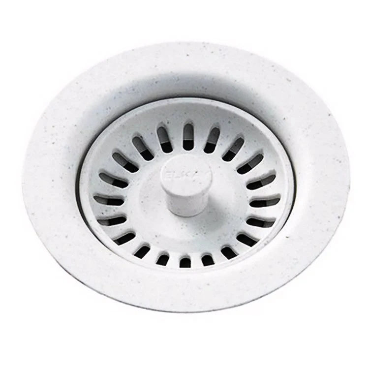 Drain Fitting with Removable Basket Strainer and Rubber Stopper 5 x 3 Inch Jubilee Polymer for Sinks with 3-1/2IN Drain Opening 4-1/2 Inch - Frankwebs