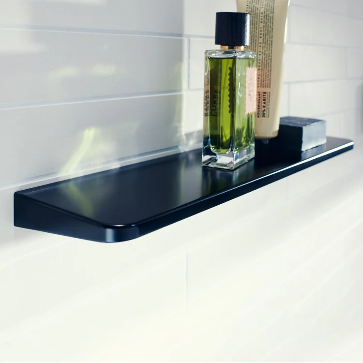 Shelf Universal Circular Wall Mount Brushed Gold Optic 16 Inch Metal - Frankwebs