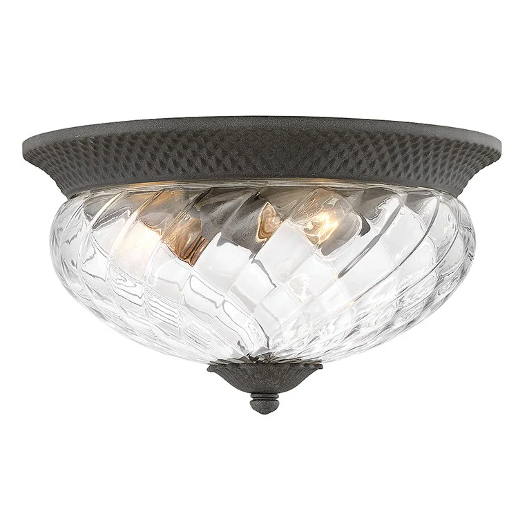 Plantation Three-Light Flush Mount Ceiling Light - Frankwebs