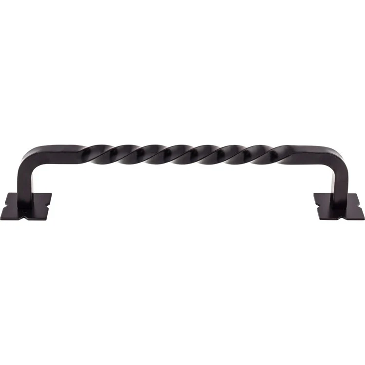 Pull Appliance Twist Patina Black Steel 12 Inch 12-1/2x3/4x2-3/4 Inch - Frankwebs