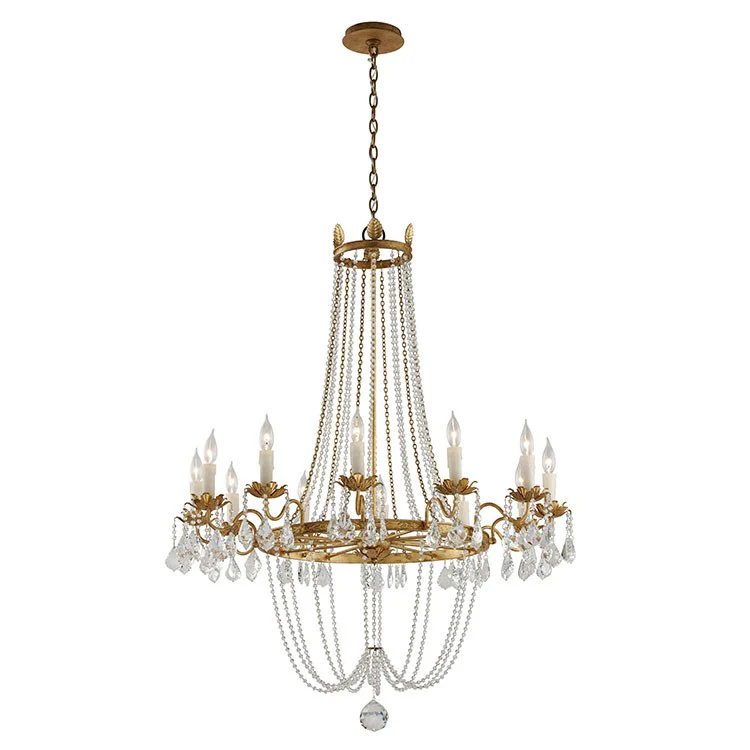 Viola Twelve-Light Large Chandelier - Frankwebs