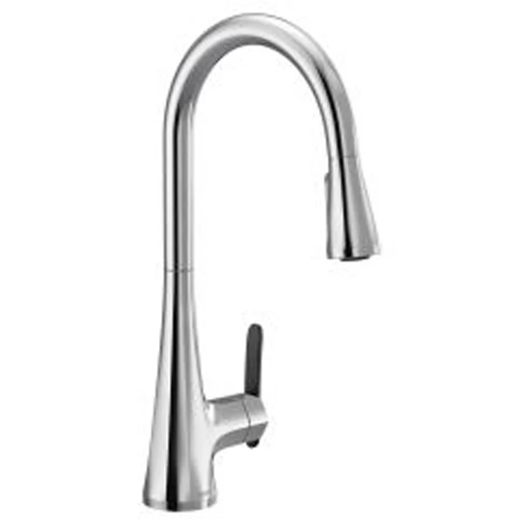 Kitchen Faucet Sinema 1 Lever ADA Polished Nickel Pull Down 1.5 Gallons per Minute - Frankwebs