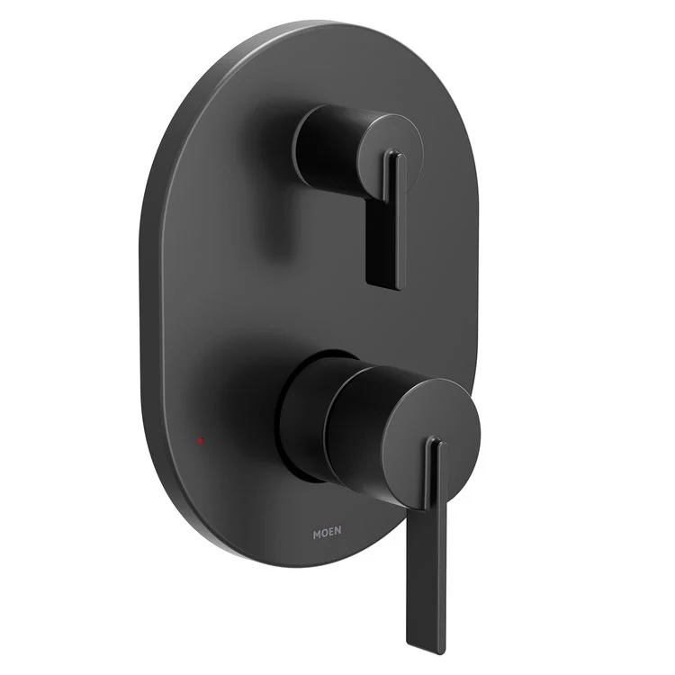 Transfer Valve Trim Cia M-Core 3-Series with Integrated Diverter 2 Lever Matte Black - Frankwebs