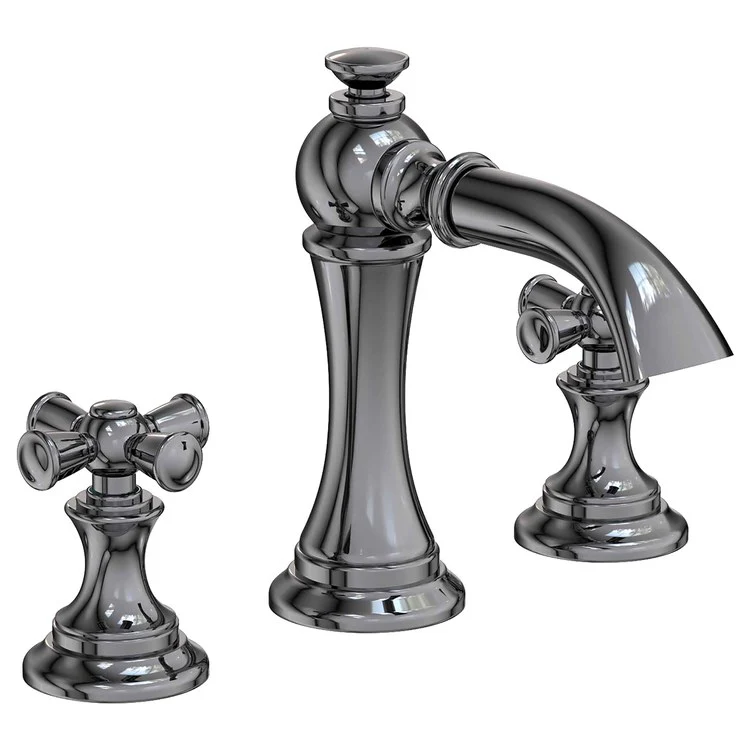 Lavatory Faucet Sutton Widespread 8 to 20 Inch Spread 2 Cross ADA French Gold PVD 1.2 Gallons per Minute Brass Spout Height 4-1/8 Inch - Frankwebs