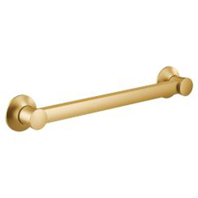Grab Bar Flara 42 Inch Designer Brushed Gold ADA Wall Mount Stainless Steel - Frankwebs