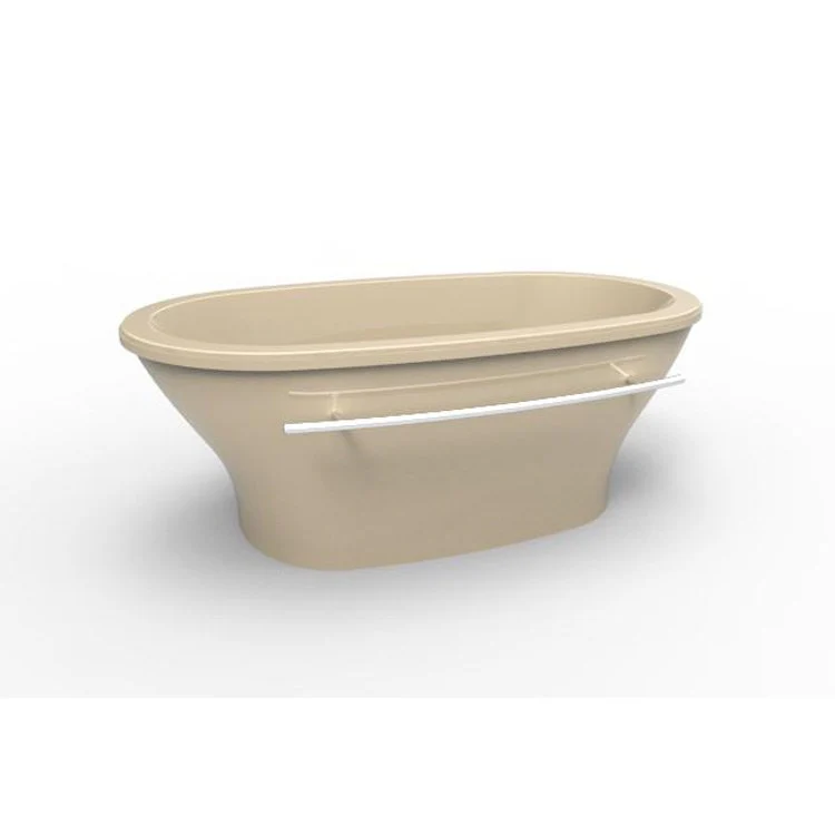 Soaking Tub Designer Collection Kellie 70 x 40 Inch Tub Only Center Biscuit Acrylic - Frankwebs